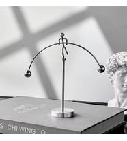 Halterci Şeklinde Newton Balans Denge Topları han-24