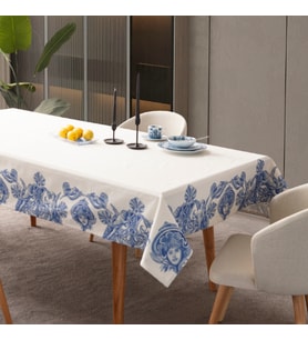 Azure Blue, Yemek Masası, Mutfak Masa Örtüsü 150x150 (Mavi)