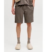 JACK JONES Erkek Rahat Kesim Jogger Günlük Şort 12288550 (Kahverengi)