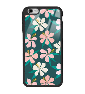 iPhone 6 Leaf Flovers Tasarımlı Glossy Telefon Kılıfı