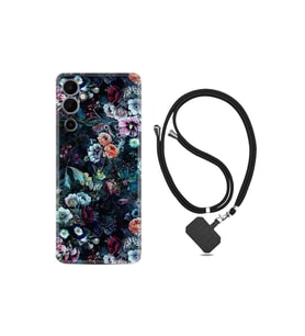 Pova 4 Pro Kılıf Ipli Boyun Askılı Desenli Silikon Great Flowers 1304