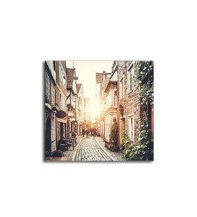 DBSanatevi Çiçekli Sokak Tablo 60 X 80 Cm