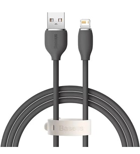 Baseus Jelly Liquid USB to iPhone Lightning 2.4A Hızlı Şarj Kablosu 1.2m-(5775) - HPSBYI9417-905