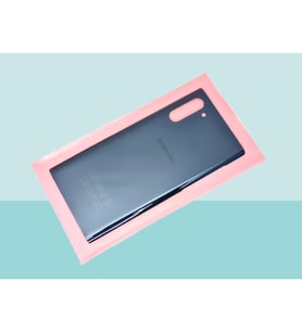 Tkgz - Samsung Galaxy NOTE 10 Arka Kapak Batarya Kapağı - SİYAH