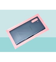 Tkgz - Samsung Galaxy NOTE 10 Arka Kapak Batarya Kapağı - SİYAH