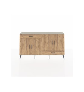 Arges Konsol 5 Raflı 2 Çekmeceli 4 Kapaklı 176x30x99 Aytaşı-Çam