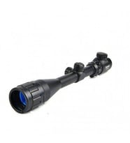 4-12x40AOEG Tüfek Dürbünü Mil Dot Kırmızı ve Yeşil Işıklı,Lens Koruyucu(B)