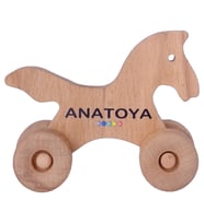 Ahşap İki Boyutlu Oyuncak At - Anatoya