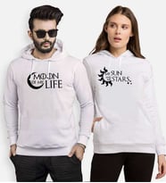 Tshirthane Moon Sun Stars Sevgili Kombinleri Kapüşonlu Kombini (Tek Ürün Fiyatıdır.)