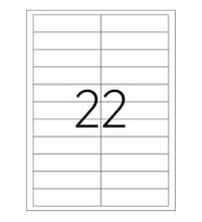 Jokey Kırtasiye 5 TABAKA A4 Laser Etiket Beyaz 90 x 25 mm