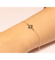 Altın Yonca Model Bileklik