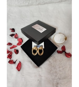 Pirinç Gold Renk Sarmal Oval Model Kadın