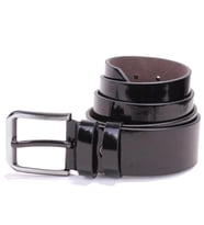 Dagoster DMK26-456 Siyah Rugan 4.5 cm Suni Deri Erkek Kemer