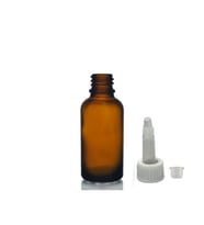 30ml kahverengi cam şişe getamisin kapak, 12 adet, plastik üstten damlalıklı şişe, damlatmalı şişe, damlatıcı şişe
