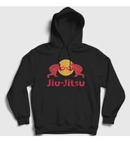 Presmono Unisex Beyaz Jiu Jitsu Masters Güreş Mma Ufc Kapüşonlu Sweatshirt 532733tt (Siyah)