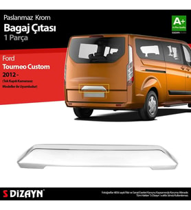 Tourneo Uyumlu Custom Krom Bagaj Çıtası 2012 Üzeri (Kamerasız) Parça