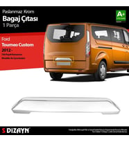 Tourneo Uyumlu Custom Krom Bagaj Çıtası 2012 Üzeri (Kamerasız) Parça