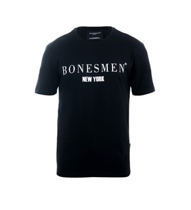 Bonesmen Yuvarlak Yaka T-shirt BONES NEW YORK (Siyah)