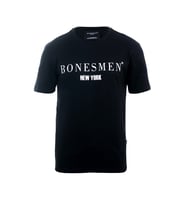 Bonesmen Yuvarlak Yaka T-shirt BONES NEW YORK (Siyah)