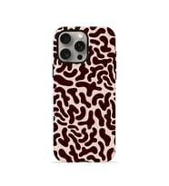 iPhone 15 Pro Max Vorian Çift Katmanlı Kılıf Cocoa Scribble