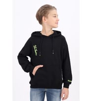 Toontoy Erkek Çocuk Nakışlı Sweatshirt (Siyah)