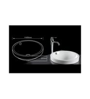 LENA TEZGAHÜSTÜ LAVABO E-3051 (Beyaz)