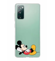 Samsung Galaxy S20 FE Kapak Mickey Mouse Tasarımlı Şeffaf Silikon Kılıf