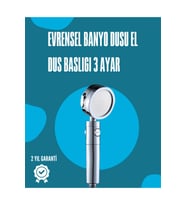 Su Tasarruflu Kolay Kurulumlu El Duş Başlığı