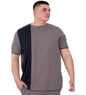 Mode XL Büyük Beden Erkek Kapri Suprem MD08 22135 Füme