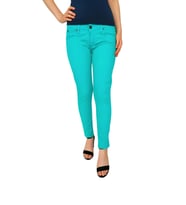 Kadın Düşük Bel Kanvas Pantolon BGL-ST01593 (Yeşil)