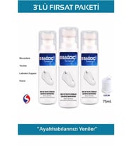Sağdıç Saraciye Spor Beyaz Deri Ve Kumaş Ayakkabı Boyası 75 Ml 3'lü Fırsat Ürünü