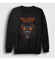 Presmono Unisex Siyah Wolf Hollywood Undead Sweatshirt 150167tt