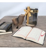 Kabe Desenli Orta Boy Kur'an-ı Kerim, İnci Tesbihli Mevlid Seti