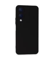 Vivo Y17s Kılıf Nano İçi Kadife Silikon - Siyah