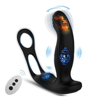 LilituShop Uzaktan Kumandalı Isıtmalı Penis Halkası USB Şarjlı Titreşimli  Plug