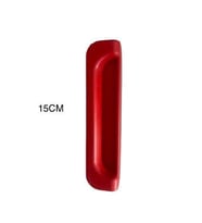 Uğur 374 TEK KAPI ŞİŞE SOĞ  Gömme Dolap Kapı Kolu Tutamağı 15 Cm (Kırmızı)