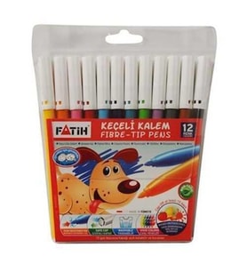 Fatih 12 Renk Keçeli Boya Kalemi 34020