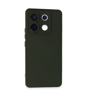 Xiaomi Redmi Note 13 Pro 5g Kılıf Nano İçi Kadife Silikon - Koyu Yeşil