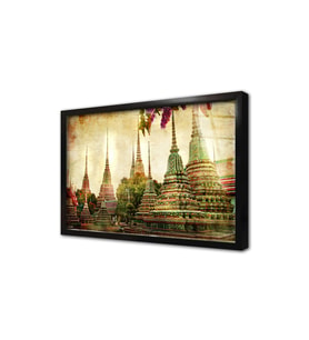 Bangkok Şehir Çerçeveli Cam Tablo