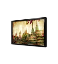 Bangkok Şehir Çerçeveli Cam Tablo