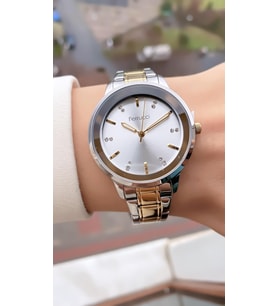Ferrucci Kadın Kol Saati FC 01104 Kare Model Altın Renk İçi Yeşil Orjinal 2 Yıl Garantili + Bileklik Hediyeli