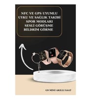 Mey İthalat® 3 Kordonlu Pembe Amoled Ekran Akıllı Saat ve Yeni Nesil Pro Kablosuz Bluetooth Kulaklık