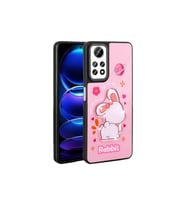 Xiaomi Redmi Note 12 Pro 4G Uyumlu Kılıf Parlayan Kabartmalı İkonik Figürlü Zore Amas Silikon Kapak
