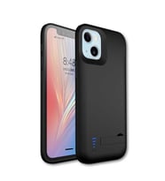 Uyumlu Model Apple iPhone 13 Kılıf Ek Bataryalı Şarjlı Kılıf (Siyah)