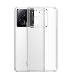 Xiaomi Mi 13T Pro Kılıf Şeffaf Silikon Hibrit Case Kapak (Renksiz)