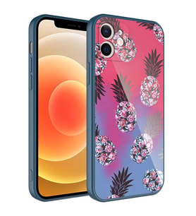 Uyumlu Model Apple iPhone 11 Kılıf Kamera Korumalı Desenli Sert Silikon Kapak