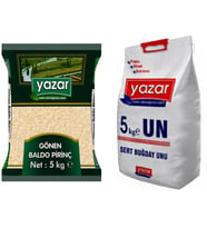 Yazar Gönen Baldo Pirinç 5 Kg. + Un 5 Kg.