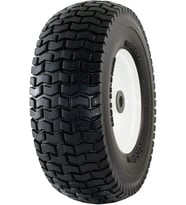 Lexroo 30326 çim biçme makinesi lastiği, düz, 33 x 5-15 cm tekerlek göbeği, 3/4 inç burçlar