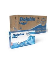 ŞeyliŞeyler - Dolphin Mavi Nitril Eldiven Pudrasız 1 Kutu - M Beden Muayene Eldiveni