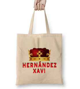 Xavi Hernández Art Gift Bez Çanta Uzun Saplı